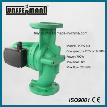 Dn65-Dn80 Small Household Heating Circulation Pump with Flanged Port